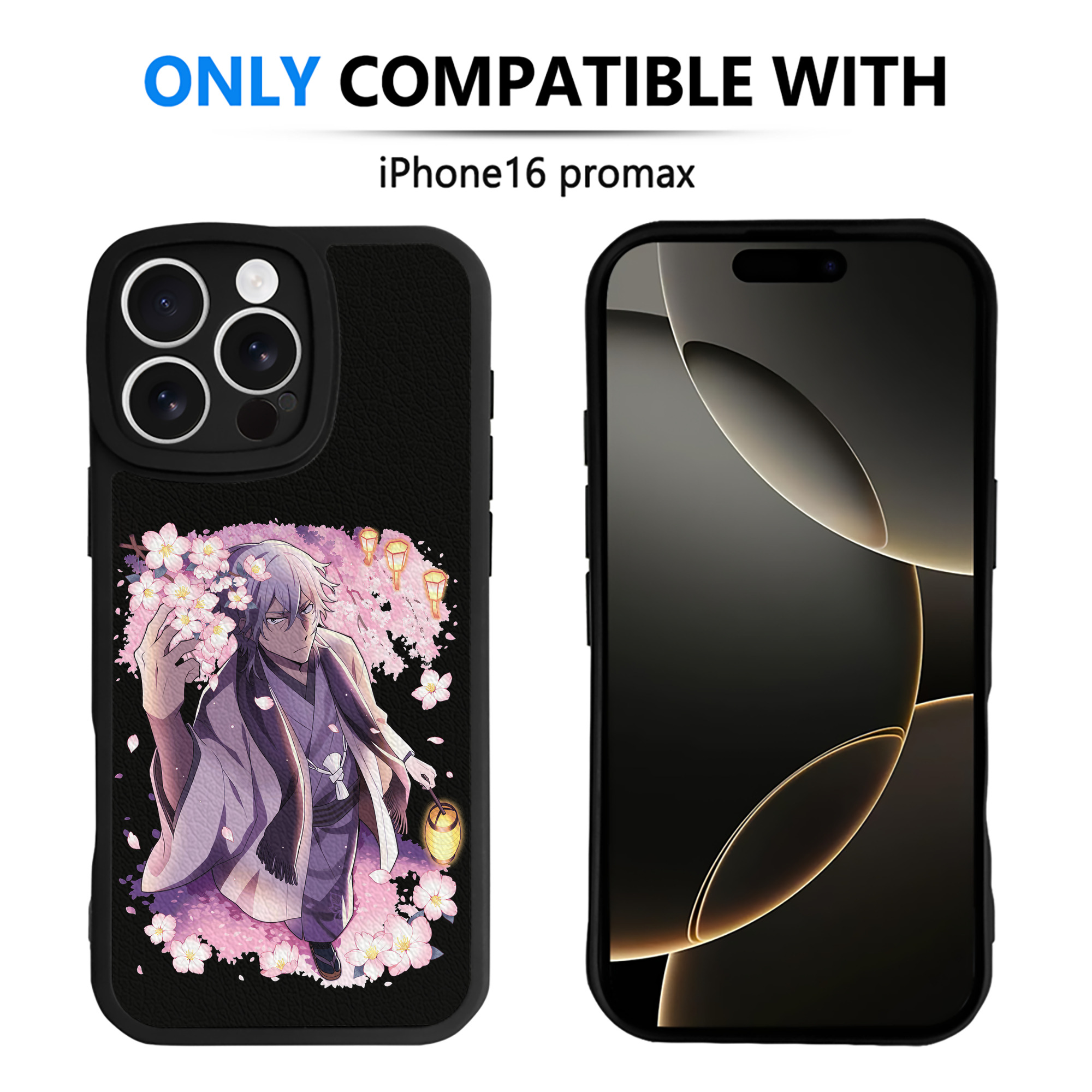 （画像用） 文豪ストレイドッグス Bungo Stray Dogs 【iPhone 16シリーズ対応】シリコンスマホケース（レザー調） 材質：シリコン